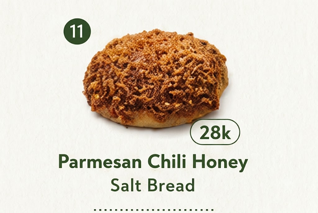 Parmesan Chili Honey Salt Bread