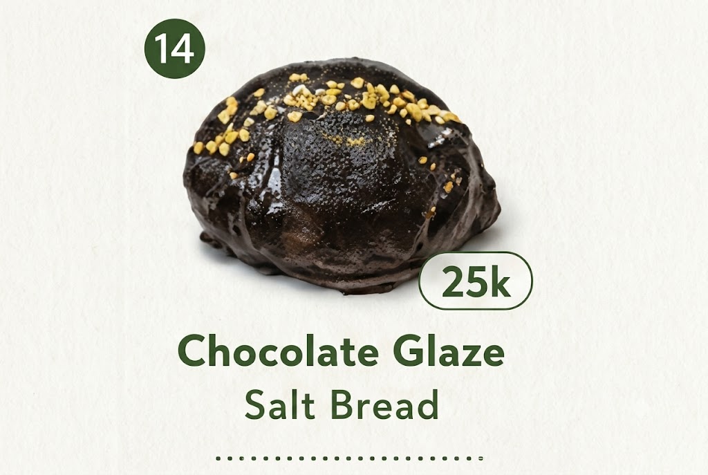 Chocolate Glaze Salt Bread