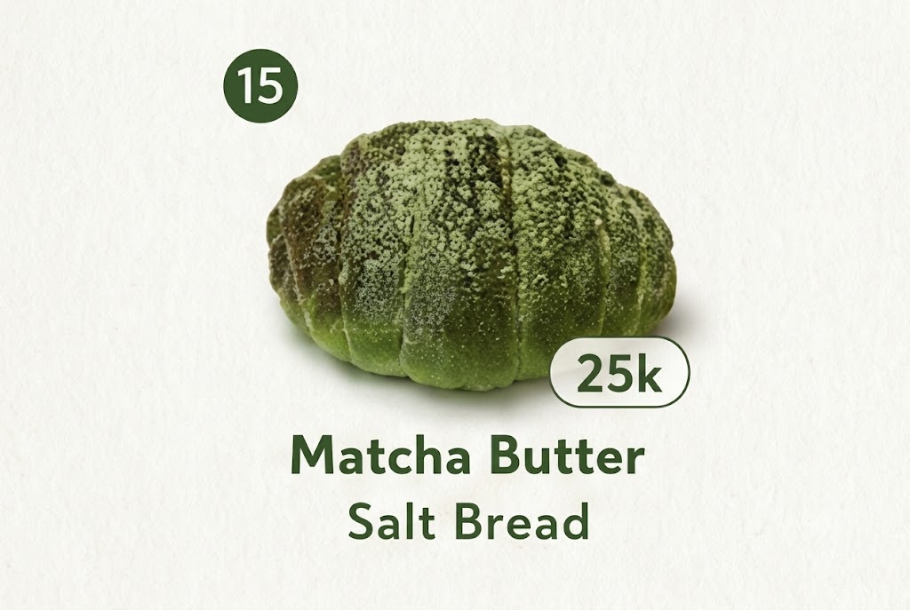 Matcha Butter Salt Bread