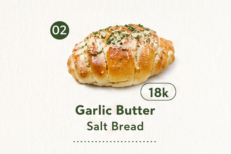Garlic Butter Salt Bread